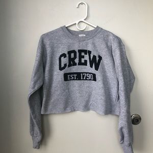 Gray Brandy Melville crew neck